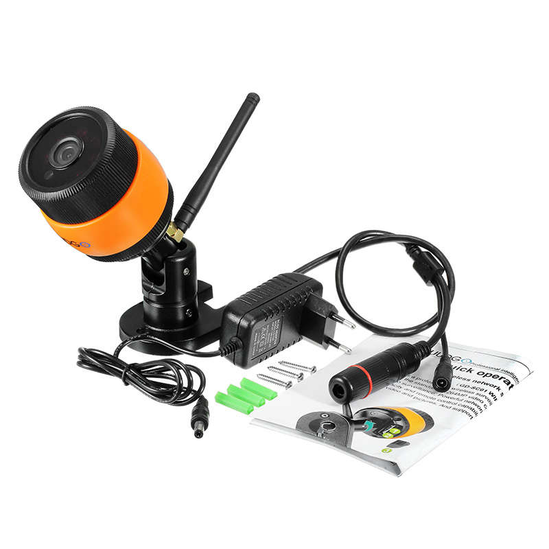 GUUDGO GD-SC01 720P Waterproof Wifi IP Camera Outdoor Bullet IR Night Vision CCTV Security Surveilla