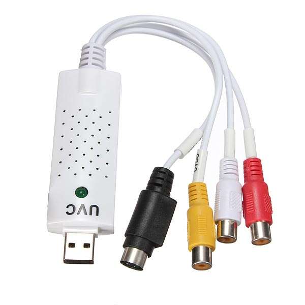 USB2.0 Video TV Tuner DVD Audio Capture Card Converter Record Receiver *FREE SHIIPPING