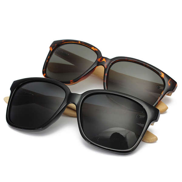 Outdoor Sports Bamboo Wood UV Sunglasses Eyeglasses Goggle