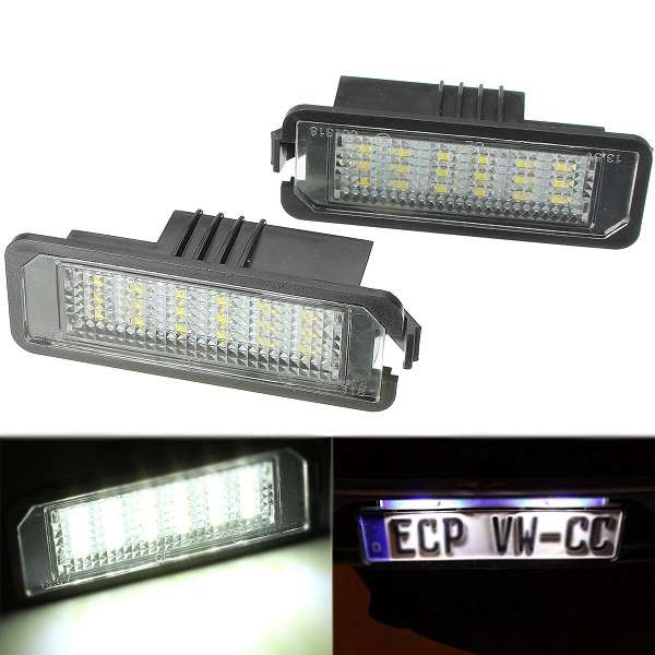 Car Error Free LED License Number Plate Light Lamp for VW