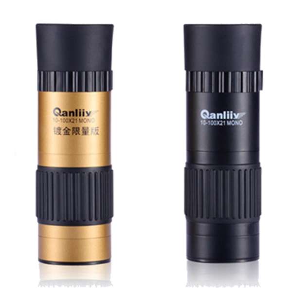 IPRee 10-100X21 Portable And Mini Monoculars High Magnification Night Vision Telescope