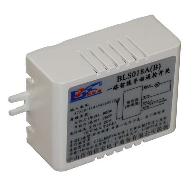 BSDE BLS018B 1CH Smart Digital Wireless Remote Control Switch RF Receiver for Home  Appliance