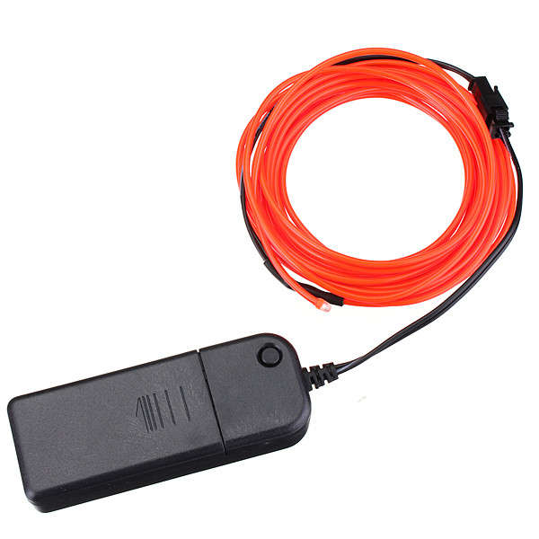 4M 10 colors 3V Flexible Neon EL Wire Light Dance Party Decor Light