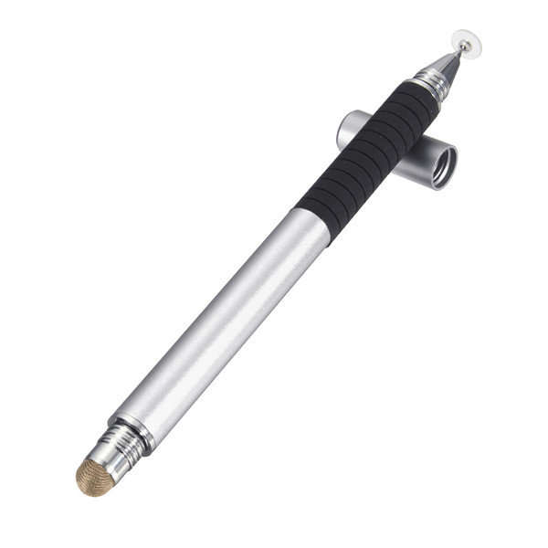 2 in 1 Universal Touch Screen Drawing Point Dics Fiber Tip Stylus Pen for iPad Smartphone Tablet