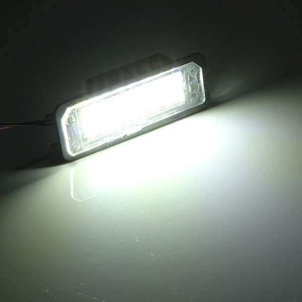 24 LED White License Number Plate Light Canbus For VW Passat Golf GTI MK5 MK6