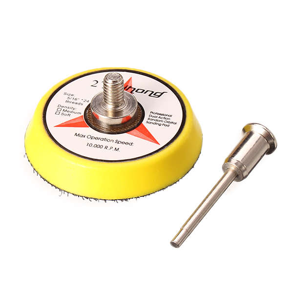 HILDA 2/3 Inch Sticky Backing Pad Polishing Sander Backer Plate With 1/8 Inch Shank for Dremel