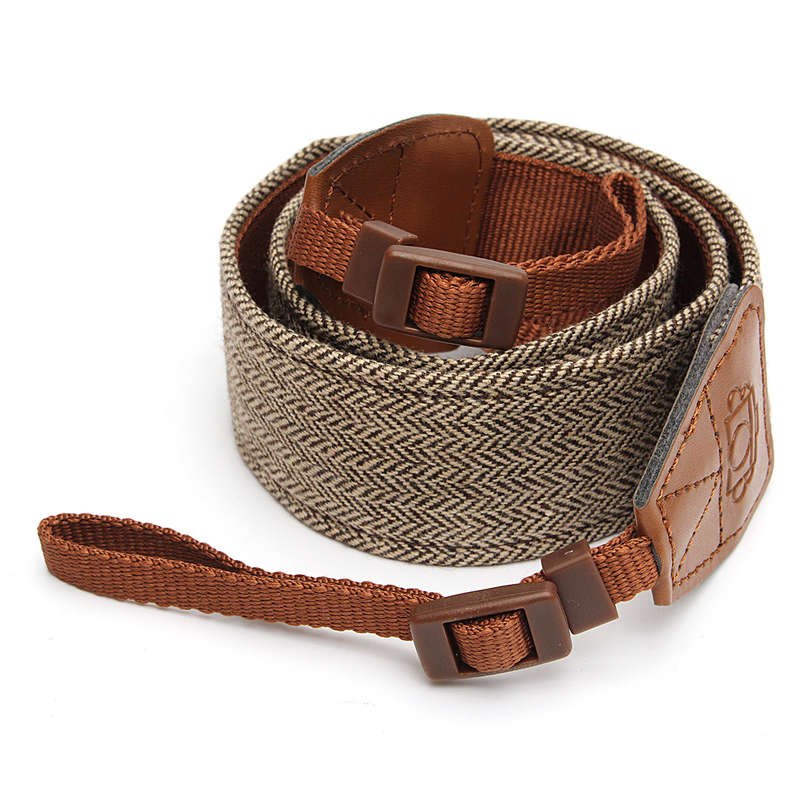 Universal Camera Shoulder Neck Vintage Strap Belt for SLR DSLR Digital Canon Nikon Pentax