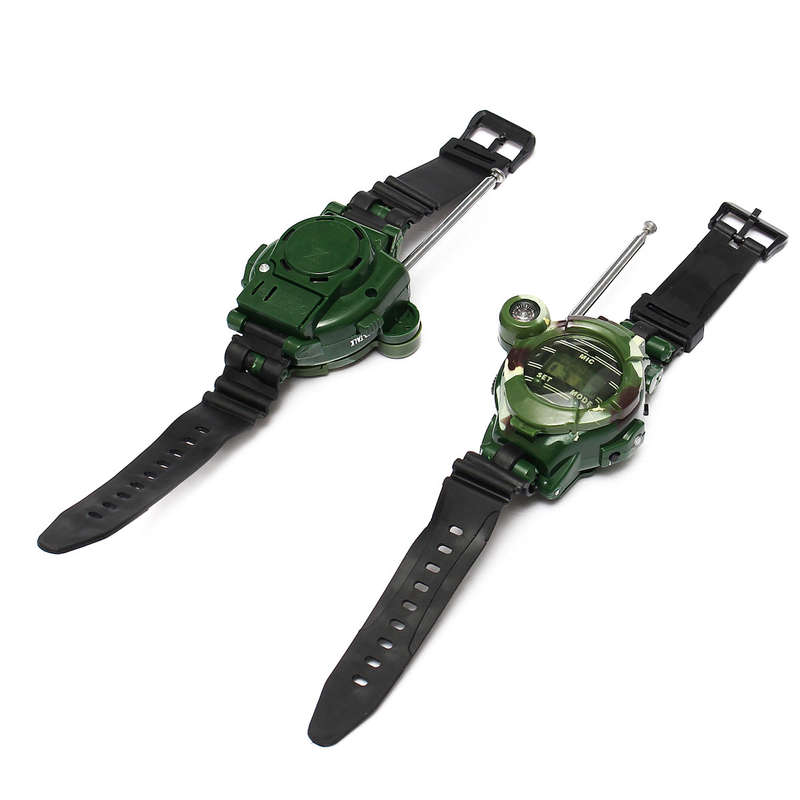 2Pcs 7 in 1 Children Walkie Talkie Child Kids Watches Outdoor Game Interphone