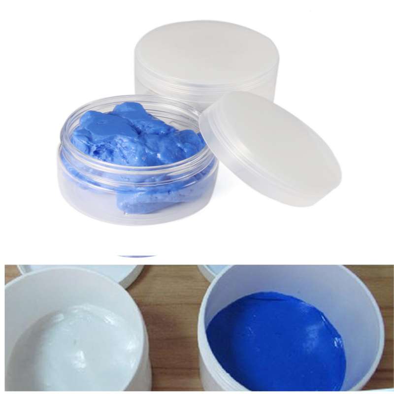 260g White Blue Mold Making Silicone Putty Molding RTV Food Safe Sugarcraft Rubber