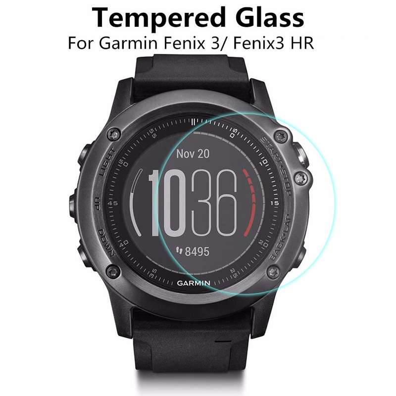 9H 2.5D Tempered Glass Screen Protector Film Cover For Garmin Fenix 3