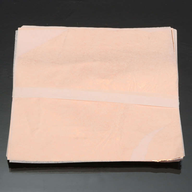 100 pcs sheets Imitation Copper Leaf Foil Paper Gilding Art Craft 14x14cm