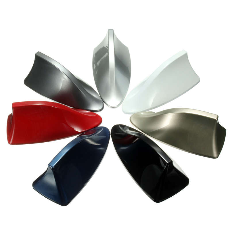 ABS Plastic Roof Style Shark Fin Antenna Radio Signal Aerials Universial for Most Cars