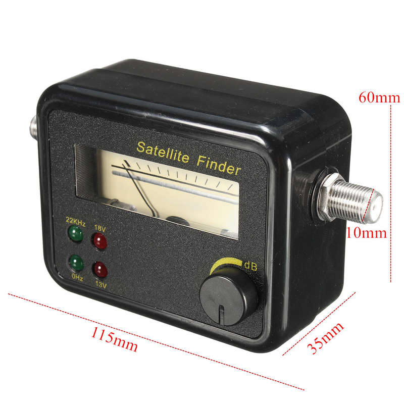 Mini Digita LCD Display Satellite Signal Tester Finder Meter TV Receiver 13-18V