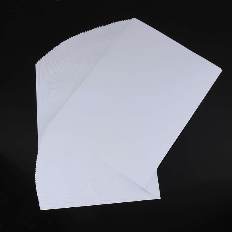 Pairi 50Pcs Waterproof A4 Self Adhesive Glossy Paper Sticker for Photographic Photo Inkjet Printer P