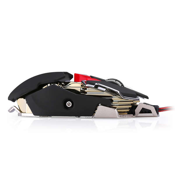 Combaterwing 4800DPI USB Wired Professional Gaming Mouse Programmable 10 Buttons RGB Breathing LED