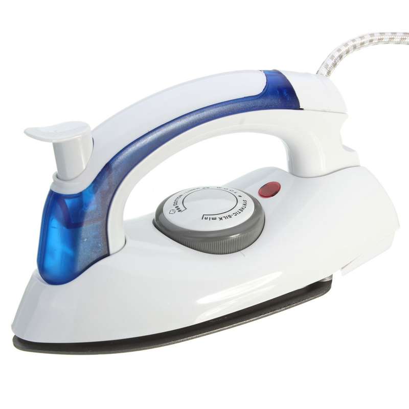 Portable Foldable Folding Adjustable Thermostatic Compact Handheld Flat Travel Steam Iron Temperatur