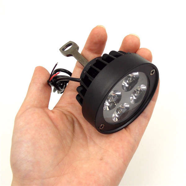 12V Motorcycle Super Light Waterproof  LED Headlight Rear View Mirror Lights Spot Lightt Assist Lamp