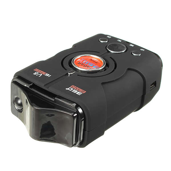 V8 360 degree Full-Band-Scanning Voice Anti Radar Detector