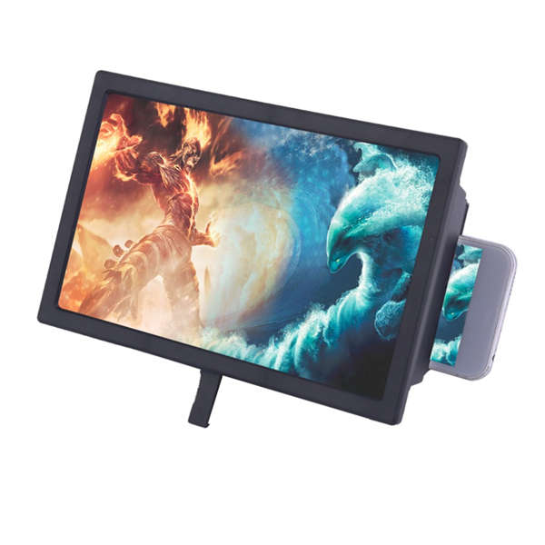 F2 Foldable Curve Screen Enlarge Screen Magnifier Phone Holder Stand
