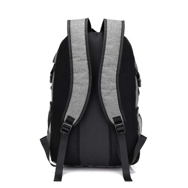 IPRee 49x32x16cm Canvas Anti Theft Travel Backpack with USB Charging port Portable Rechargeable Ba