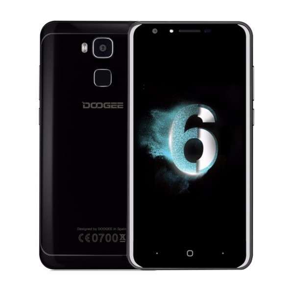 DOOGEE Y6 Piano Black 5.5 Inch Fingerprint 4GB RAM 64GB ROM MTK6750 Octa Core 1.5GHz 4G Smartphone