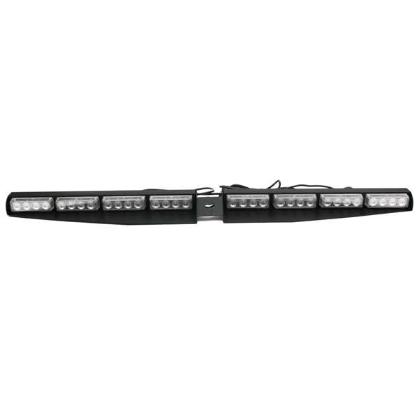 16 LED 24W Blue Emergency Traffic Advisor Vehicle Strobe LED Car Lights Bar