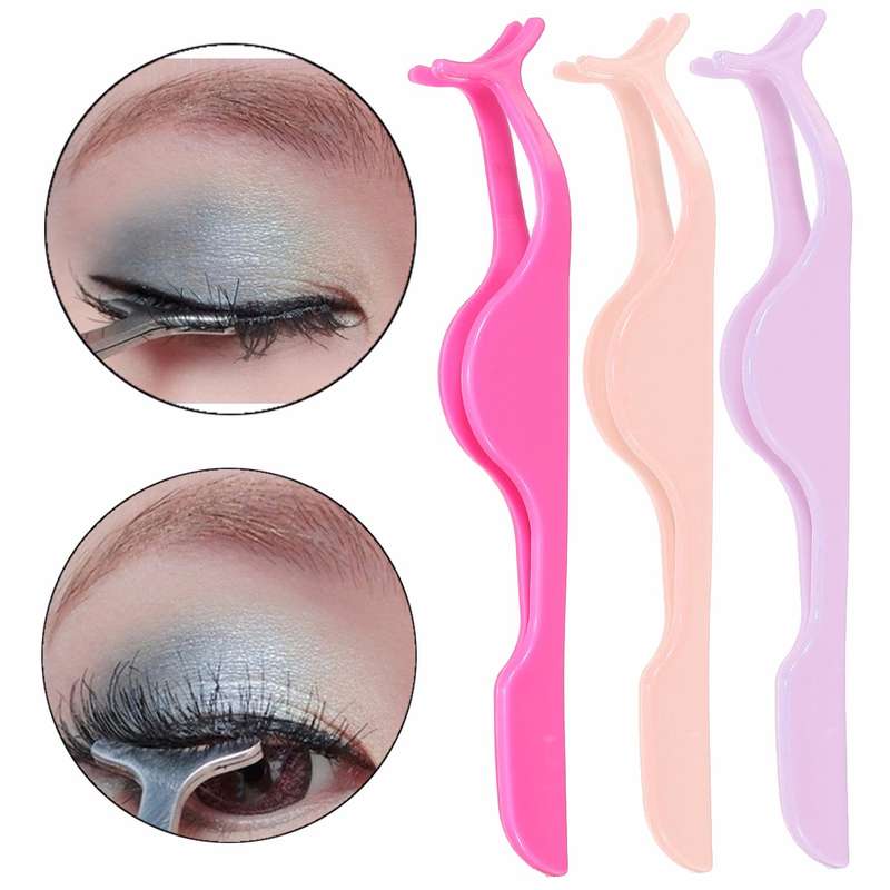 4Pcs/2 Pairs 3D Magnetic False Eyelashes Natural Eye Lashes Extension & Tweezer - Perfect Timing