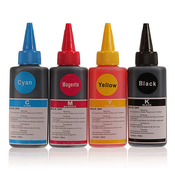 100ML Refill Ink for HP Canon Samsung Lexmark Epson Dell Brother Inkjet Printer