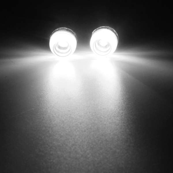 18MM 3LED White LED Eagle Eye Lamp Car Back Up Daytime Running Fog Light
