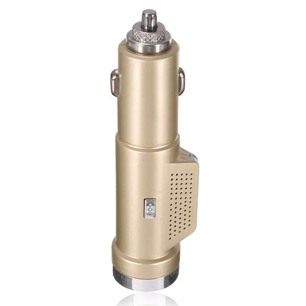 Dual USB Car Charger Fresh Oxygen Ozone Air Purifier Cigarette Lighter  2 In 1