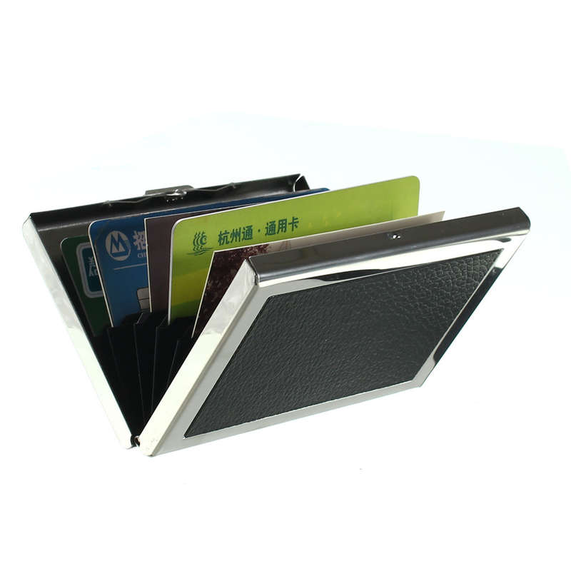 Waterproof Protection Aluminum Pocket Wallet Business Credit Card Portable Case