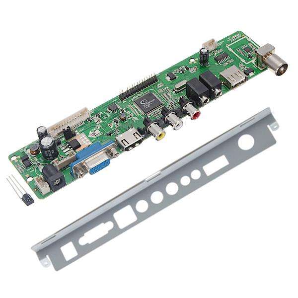 V56 Universal LCD TV Controller Driver Board + V56 Baffle Iron Stand