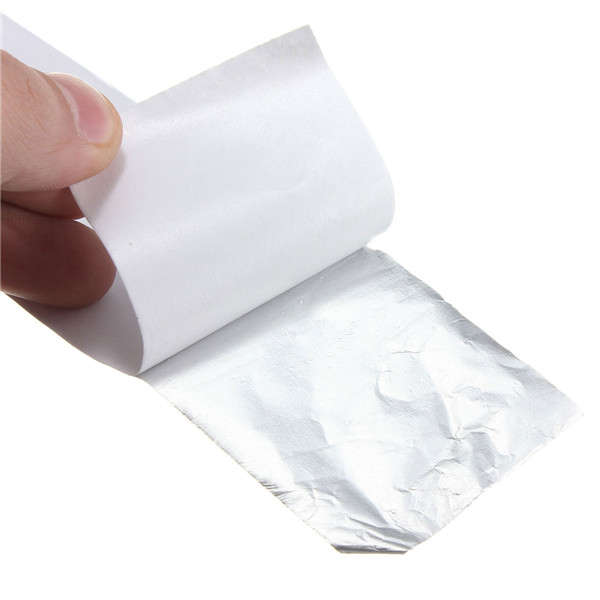 50mm x 25M Silver Aluminum Foil Tape Heat Reflection Self Adhesive Seal Ring Roll Tape