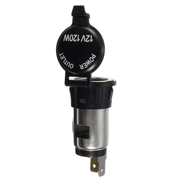12V 120W Cigarette Lighter Socket Plug Adapter with Cable For Motorcycle Car