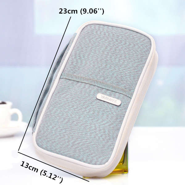Travel Zipper Passport Bags Credit Card Holder Long Wallet Women Clutches Bags Storage Bags