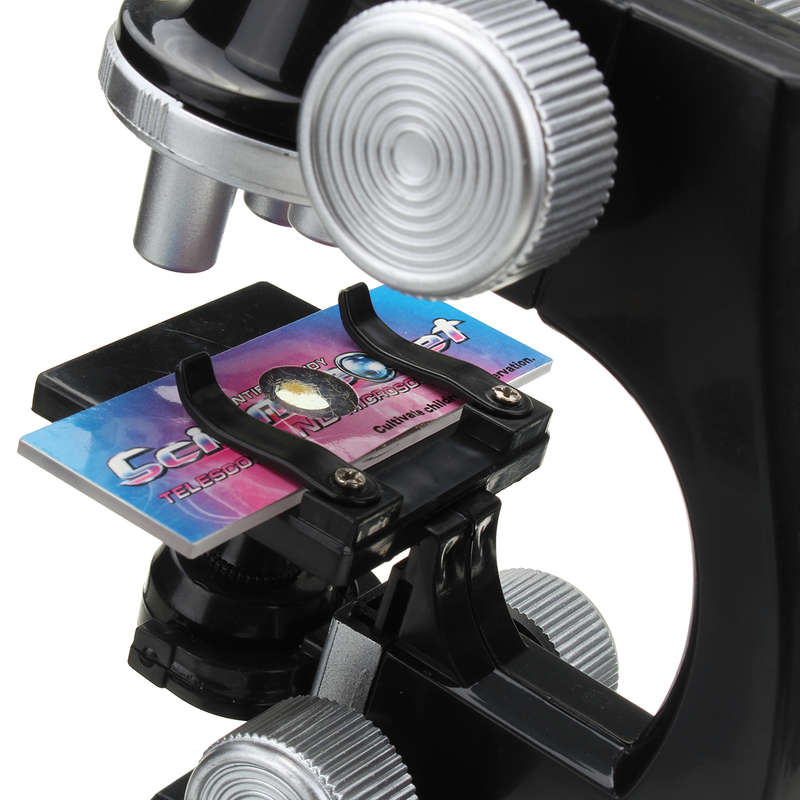 Children Microscope Kit with Light Science Lab Magnifier Educational Kids Toy Gift