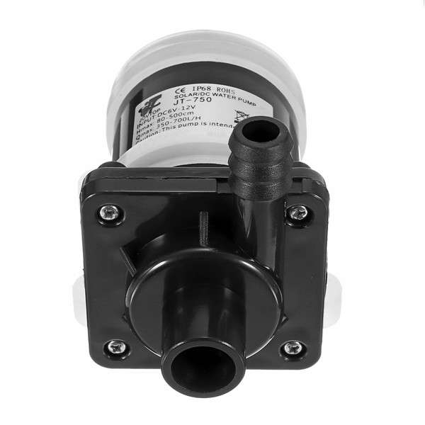 DC 12V Solar Powered Water Pump Motor 700L/H Brushless Magnetic Submersible Water Pumps