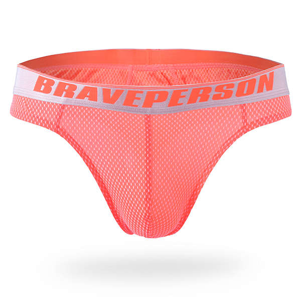 BRAVE PERSON Mens Sexy Jacquard G-string Thongs T-back Briefs