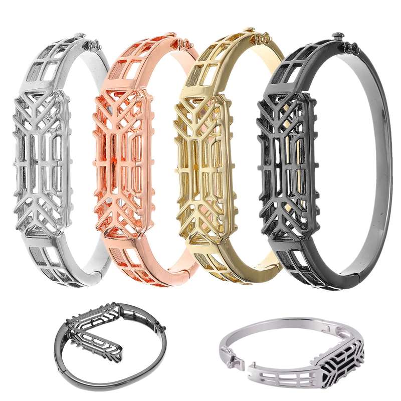 Stainless Steel Metal Bracelet Bangle Replacement Wrist Band For Fitbit Flex 2