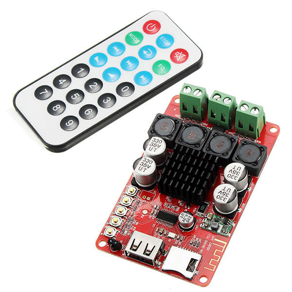 SANWU HF183 TPA3116 2X50W Digital Wireless Bluetooth Receiver Module Amplifier Board U Disk TF Car