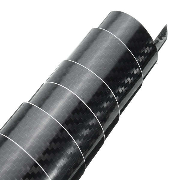 15cmx150cm 5D Carbon Fiber Vinyl Film Car Sticker Shinny Gloss Wrap Decal