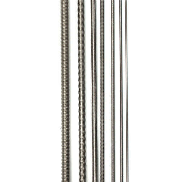 500mm M3 to M12 Stainless Steel Threaded Rod Screw Rod