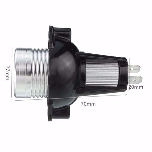 Pair White Angel Eyes LED Halo Ring Maker 6W Light Bulb For BMW E90 E91