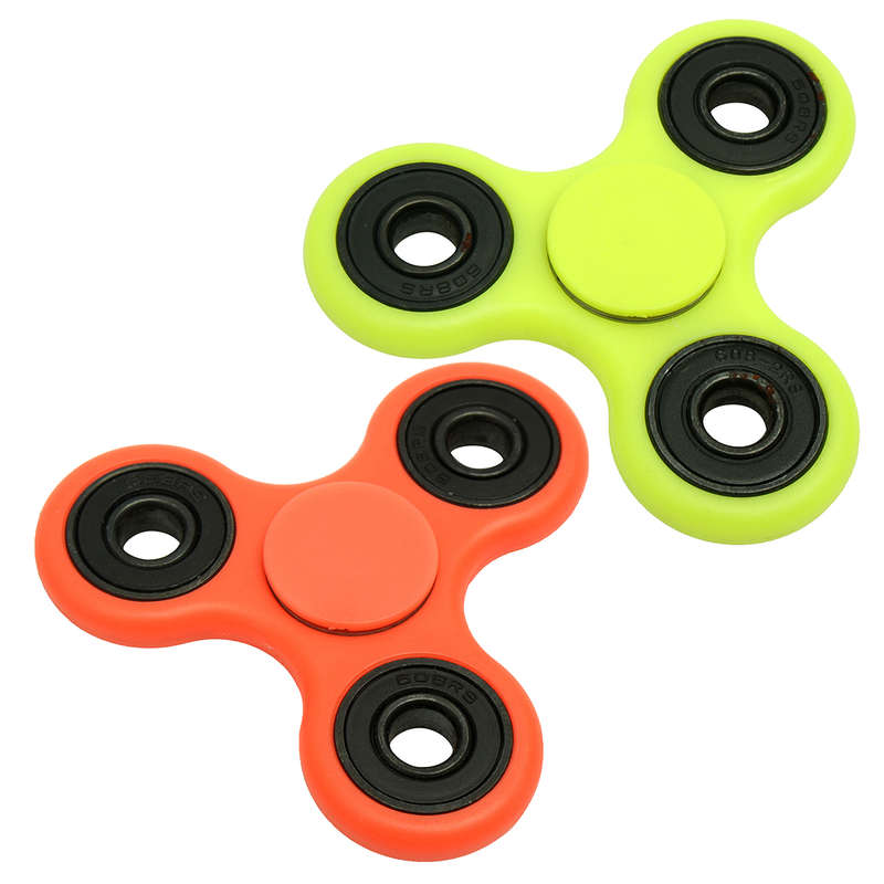 ECUBEE Luminous EDC Hand Spinner Gadget Finger Spinner Focus Reduce Stress Gadget -6 Colors
