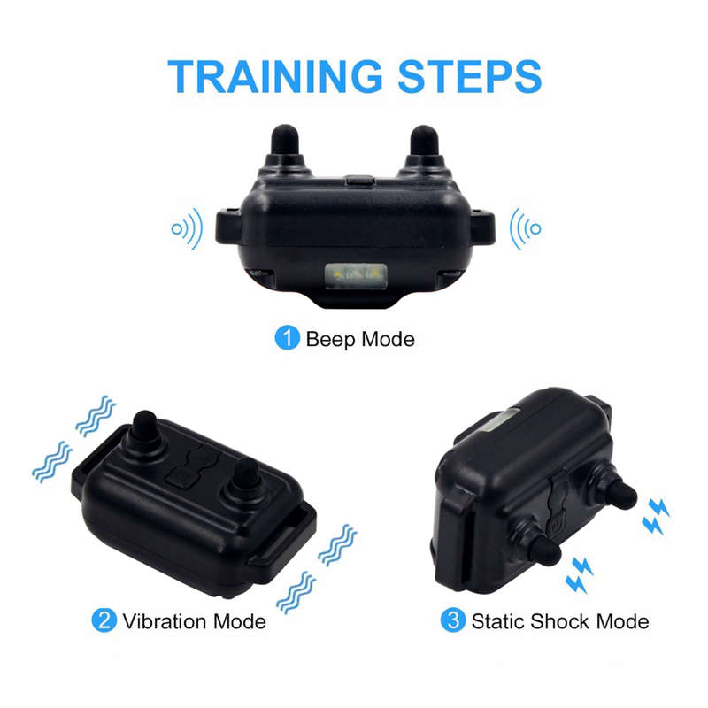 LCD Dog Pet Training Collar 1-99 Level Remote Control Shock Vibration Beep Light US Regulations