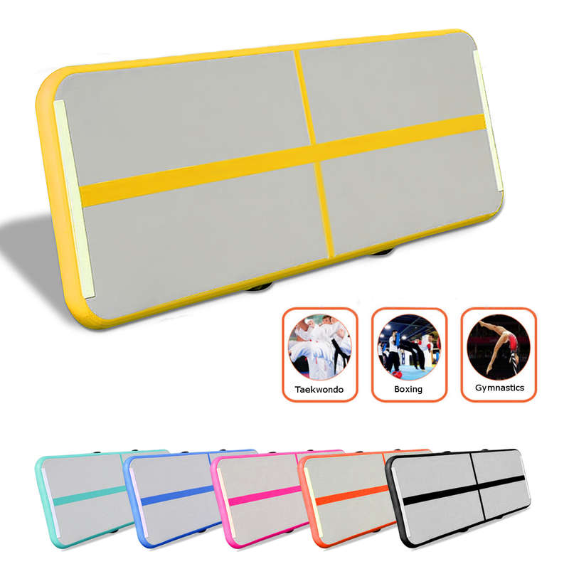IPRee&reg; Gym Air Track Floor Pad Home Gymnastics Tumbling Inflatable Rolling Mat