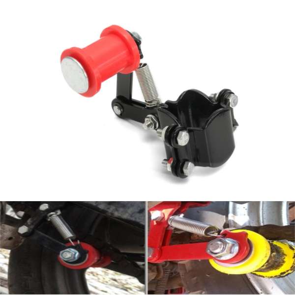 Motorcycle Chain Tensioner Roller Wheel Adjuster For Pit Dirt Bike ATV Scooter
