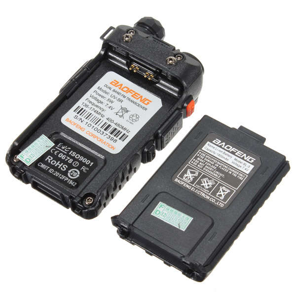 BAOFENG UV-5R Dual Band Handheld Transceiver Radio Walkie Talkie