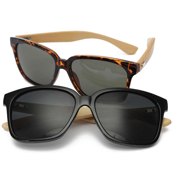 Outdoor Sports Bamboo Wood UV Sunglasses Eyeglasses Goggle