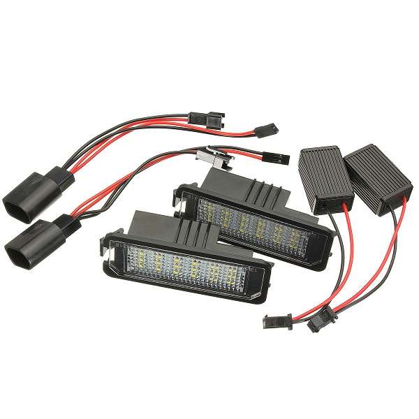 Car Error Free LED License Number Plate Light Lamp for VW